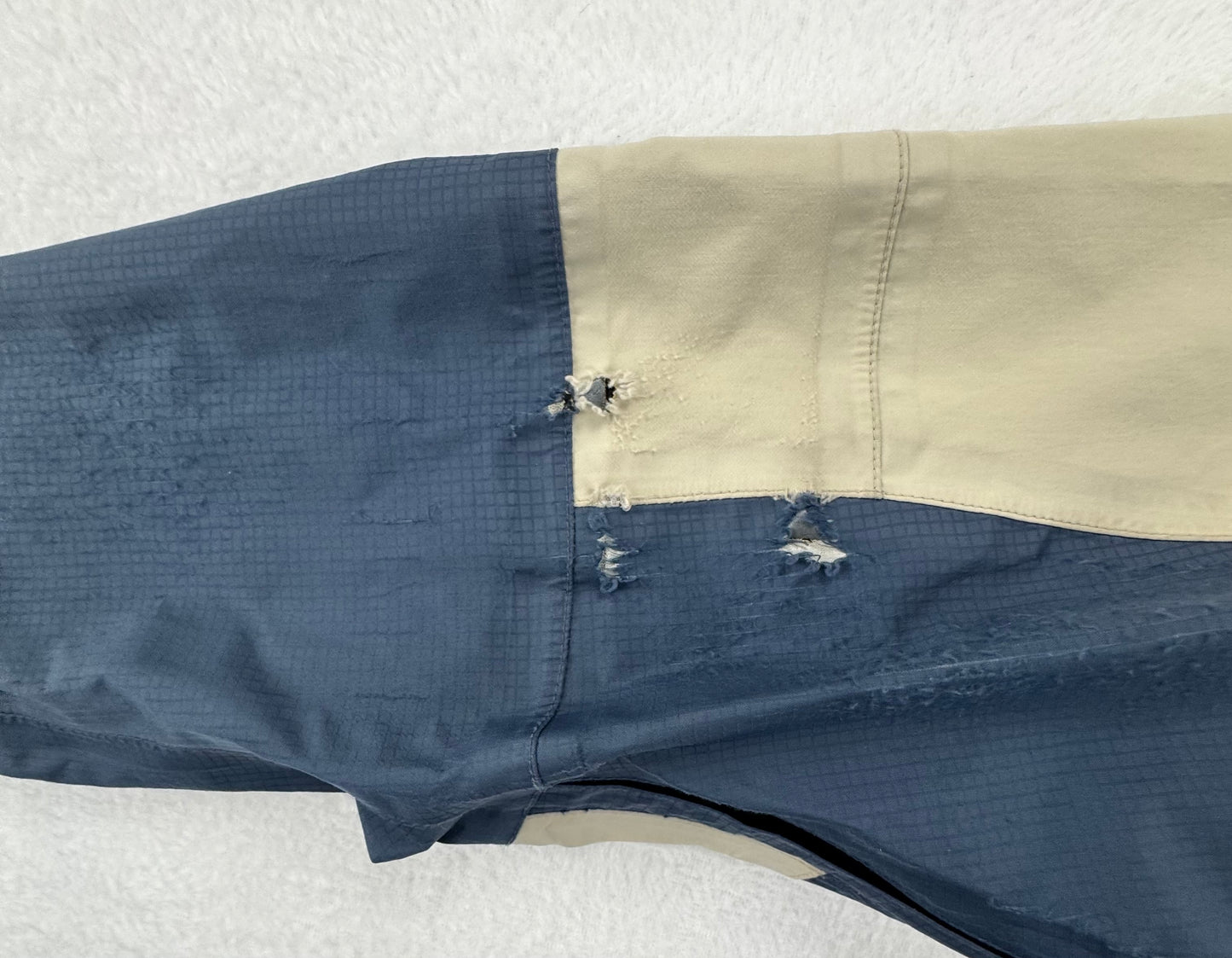 Moonstone Vintage Gore-Tex Hooded Shell Jacket Blue/Tan