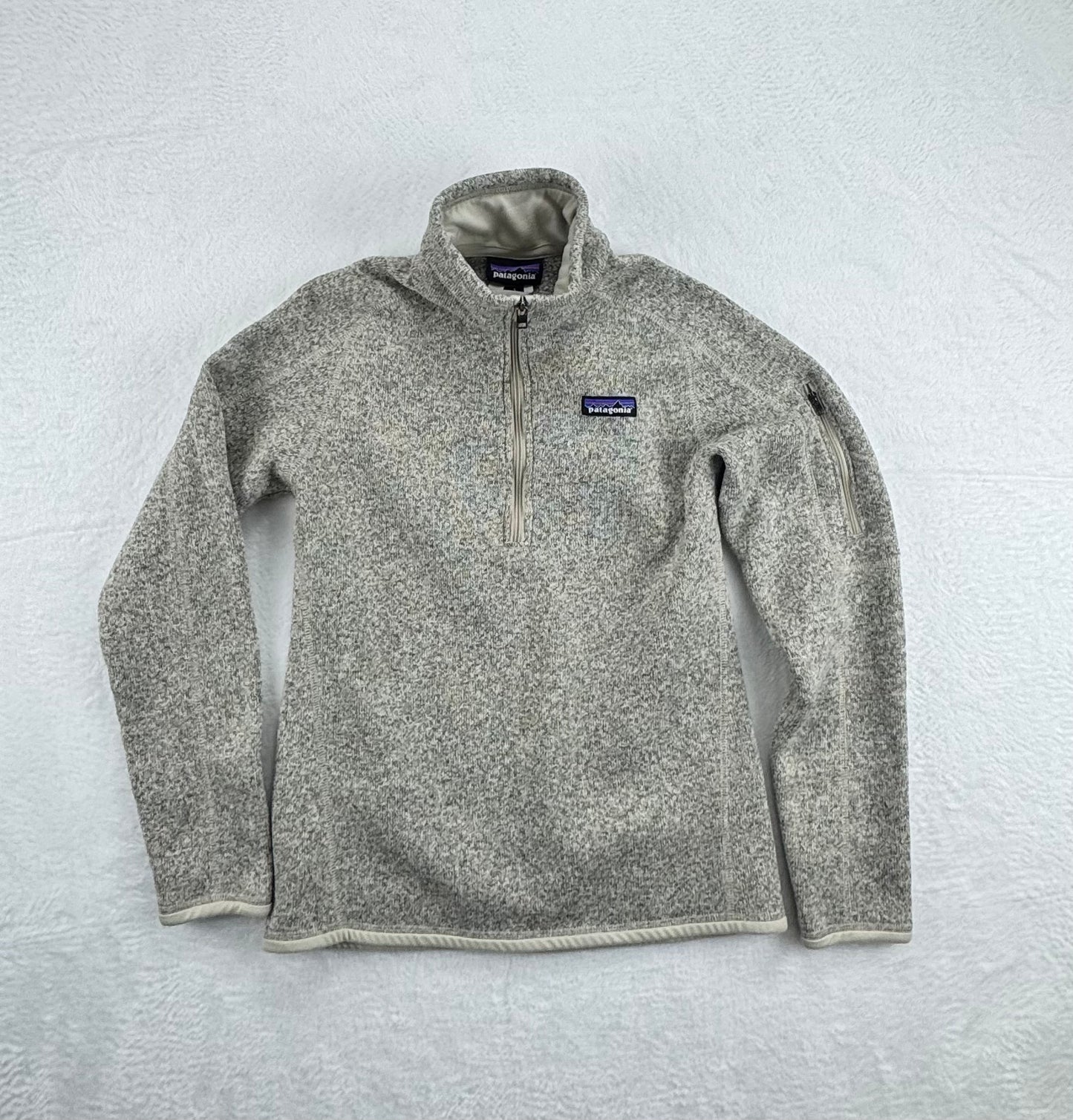 Patagonia Better Sweater® 1/4-Zip Fleece Pullover – Birch Heather – Women's Small