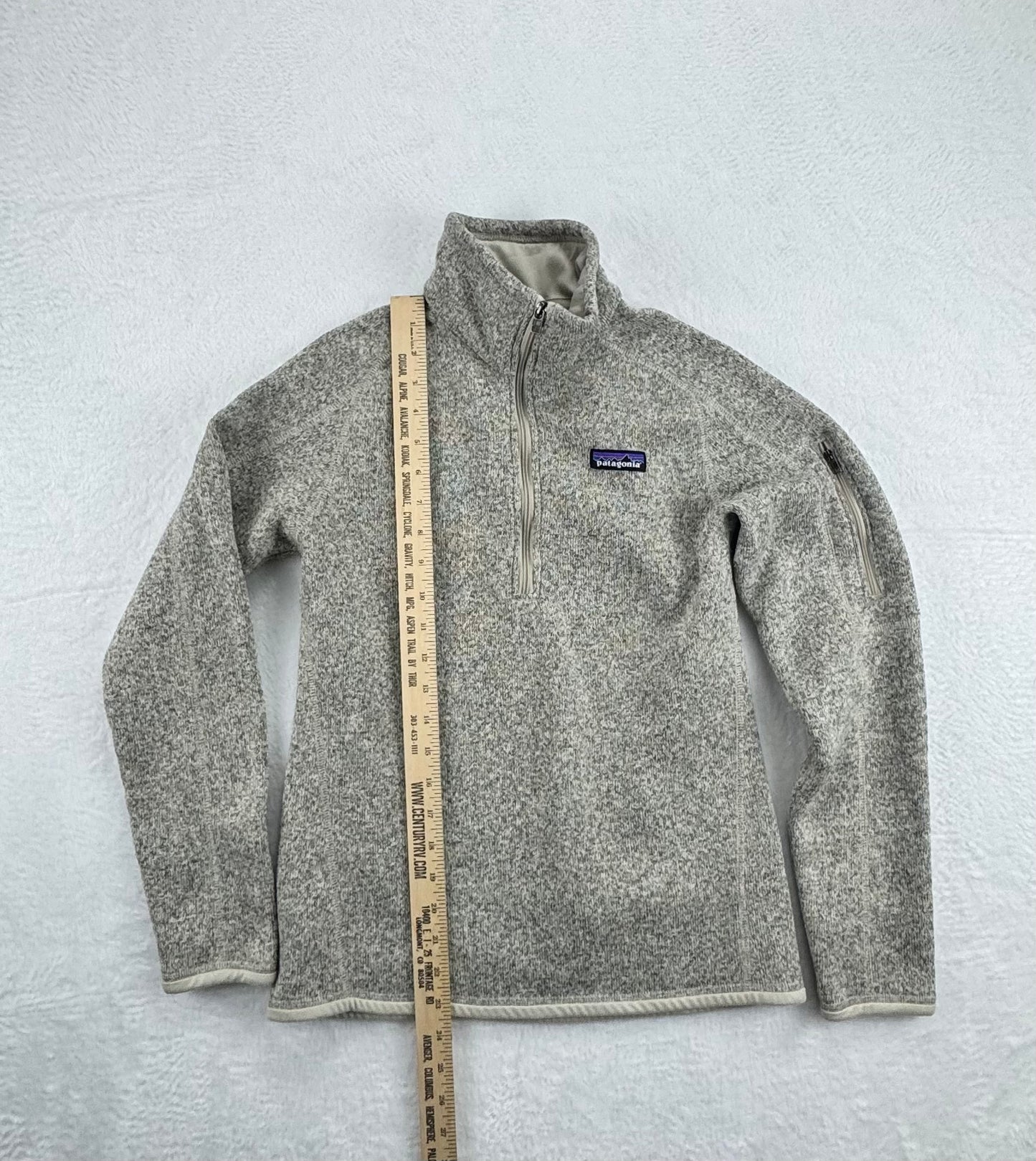 Patagonia Better Sweater® 1/4-Zip Fleece Pullover – Birch Heather – Women's Small