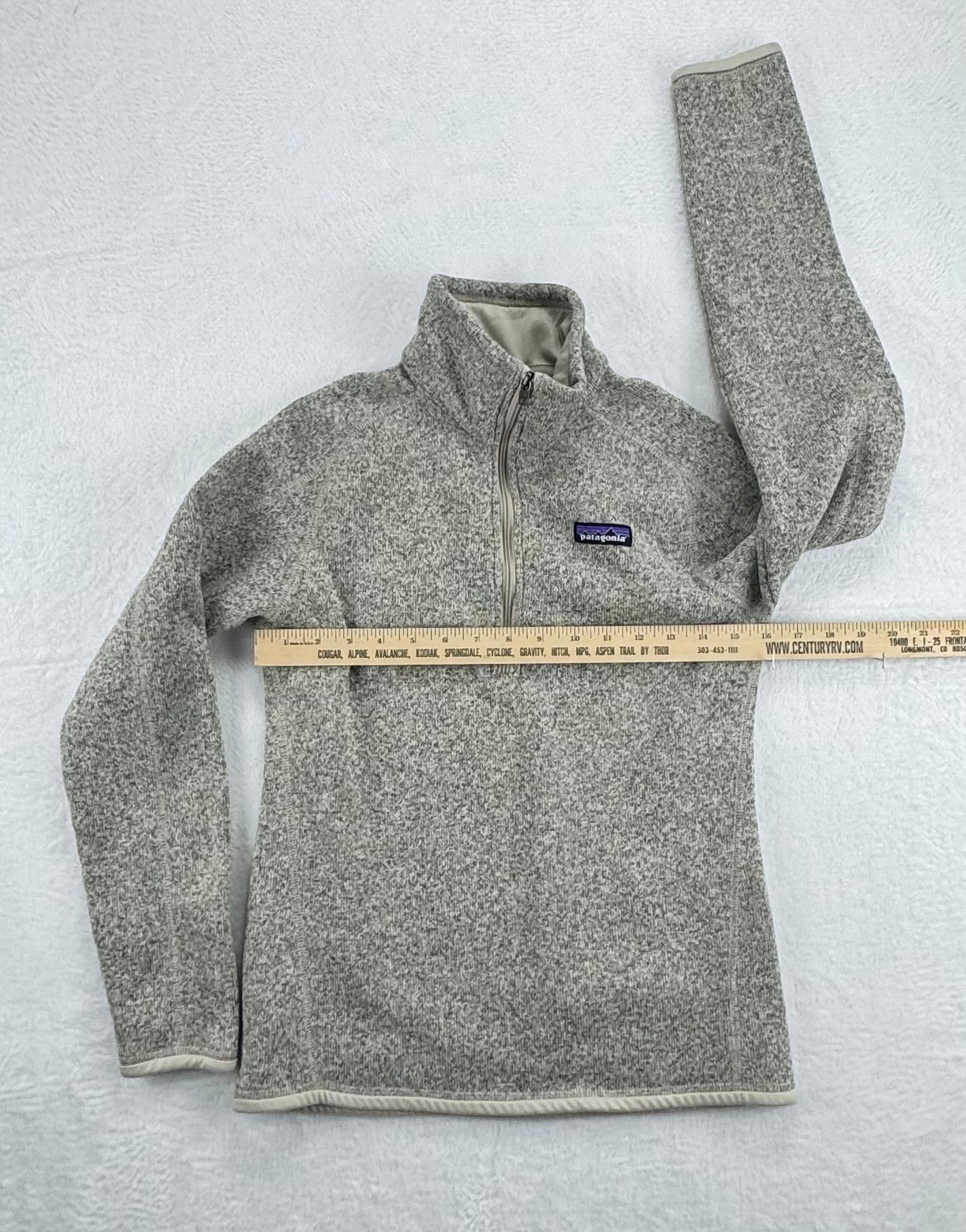 Patagonia Better Sweater® 1/4-Zip Fleece Pullover – Birch Heather – Women's Small