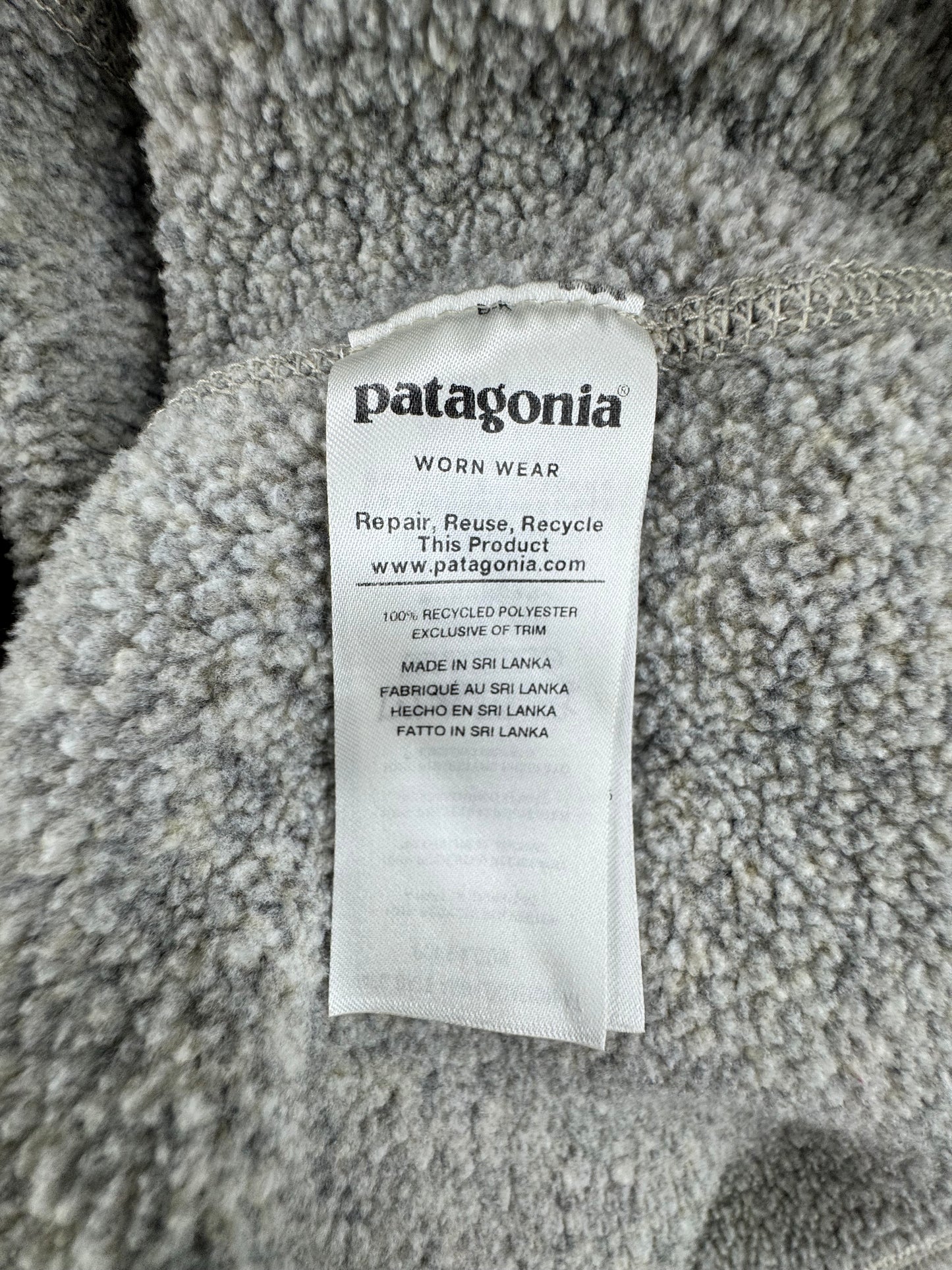 Patagonia Better Sweater® 1/4-Zip Fleece Pullover – Birch Heather – Women's Small
