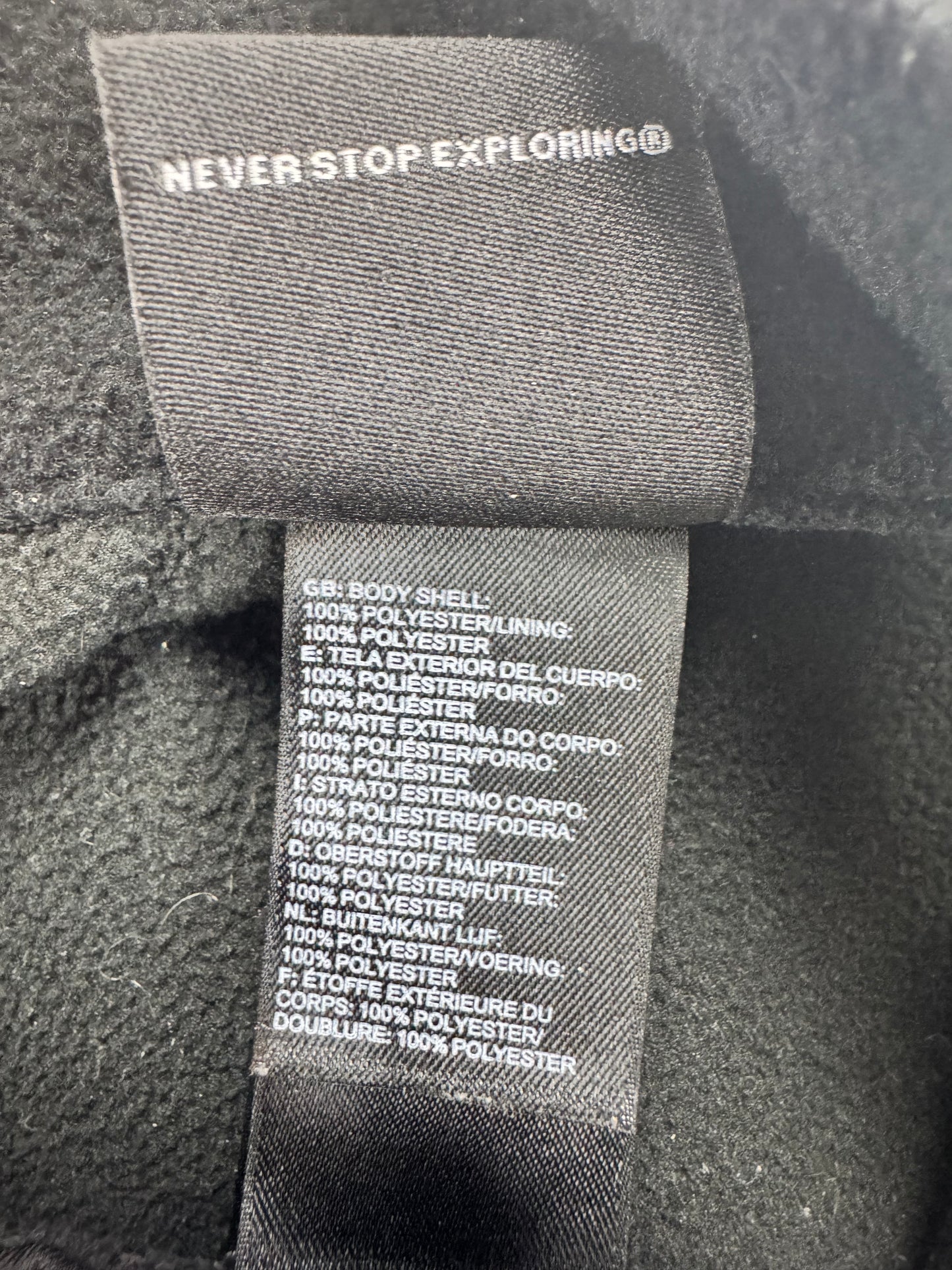 The North Face Boys Soft Shell Jacket – Black – Youth Large (14/16)