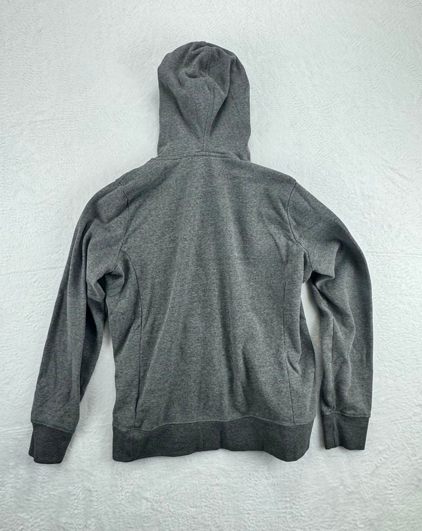The North Face Women’s Graphic Pullover Hoodie – Gray / Plum / Lavender – Large