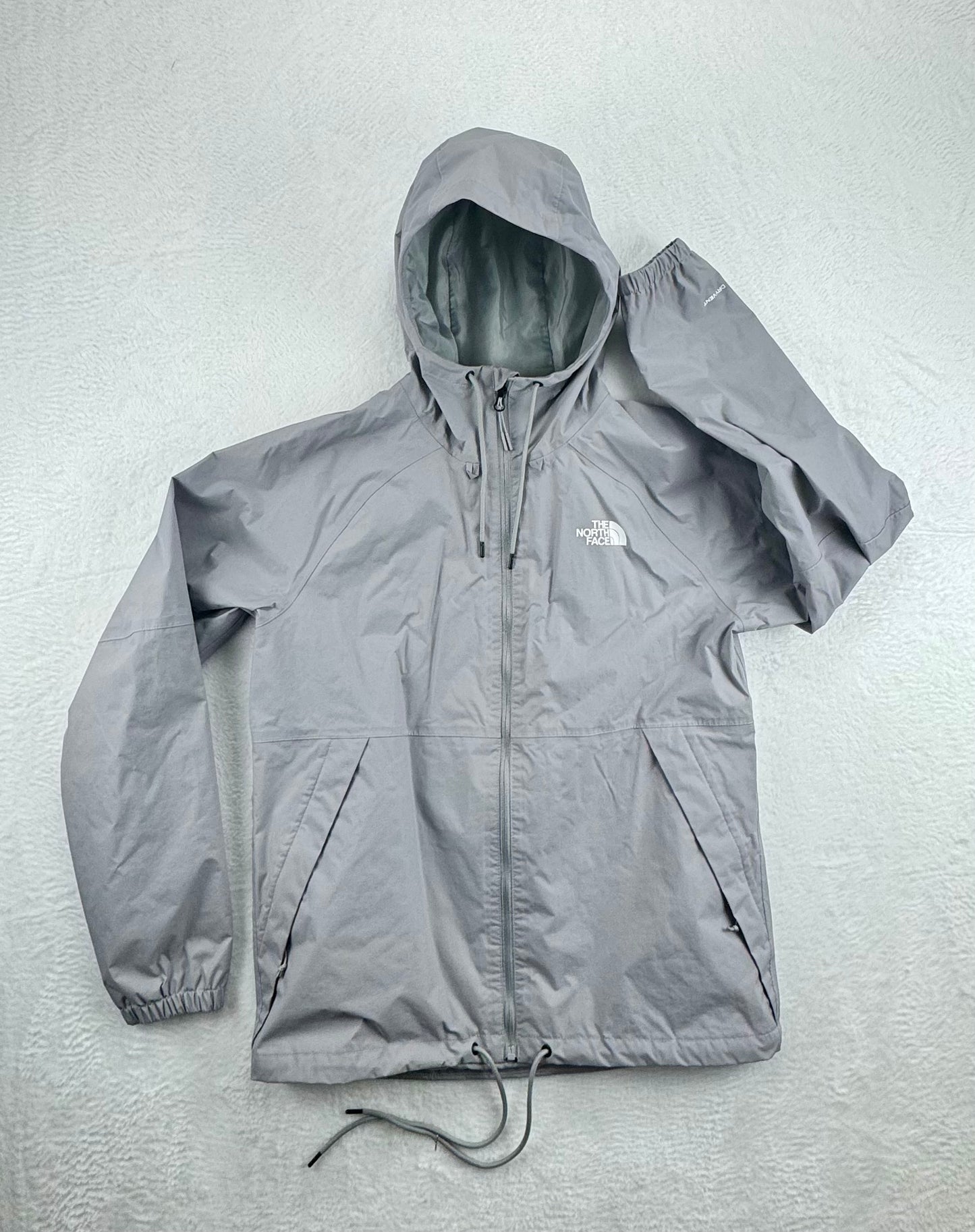 The North Face DRYVENT Hooded Rain Jacket – Gray – Men's Medium
