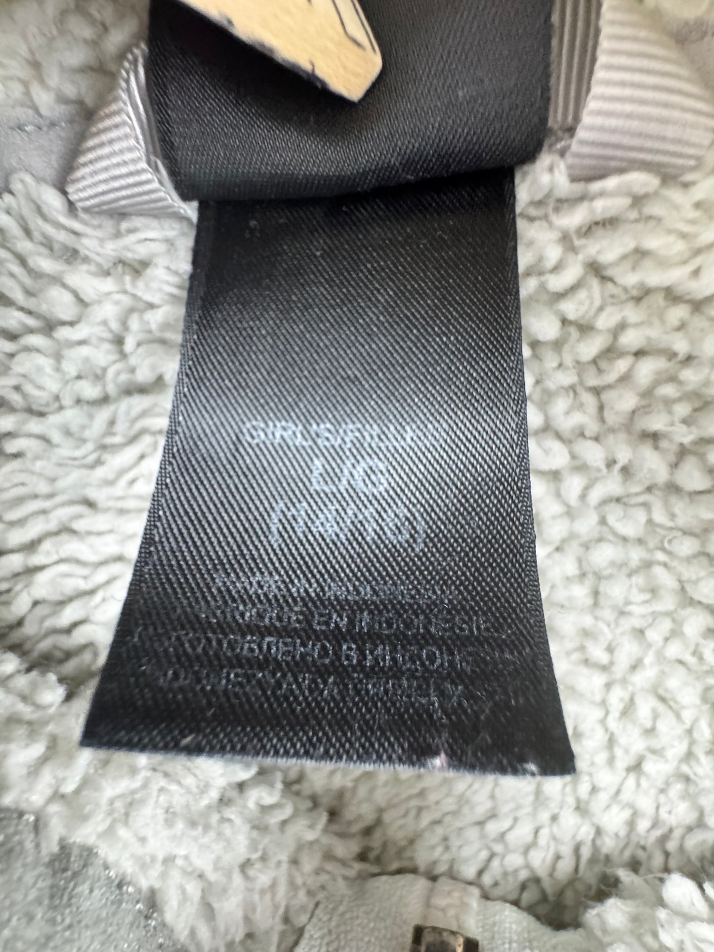 The North Face Girls' High-Pile Sherpa Fleece Jacket – Light Gray – Size Large (14/16)