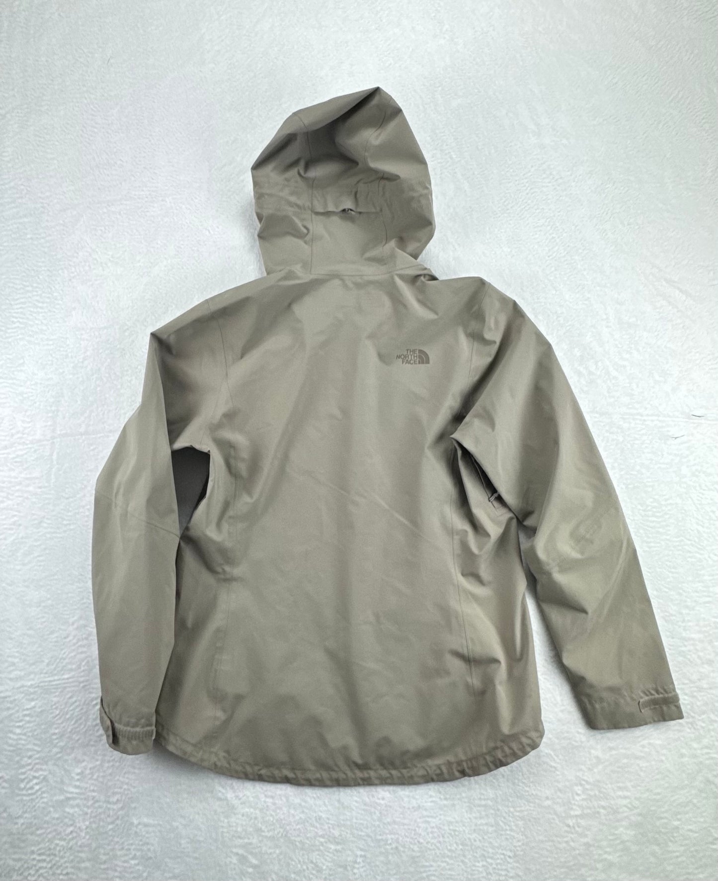 The North Face Women's DryVent Hooded Rain Jacket – Khaki/Taupe – Large