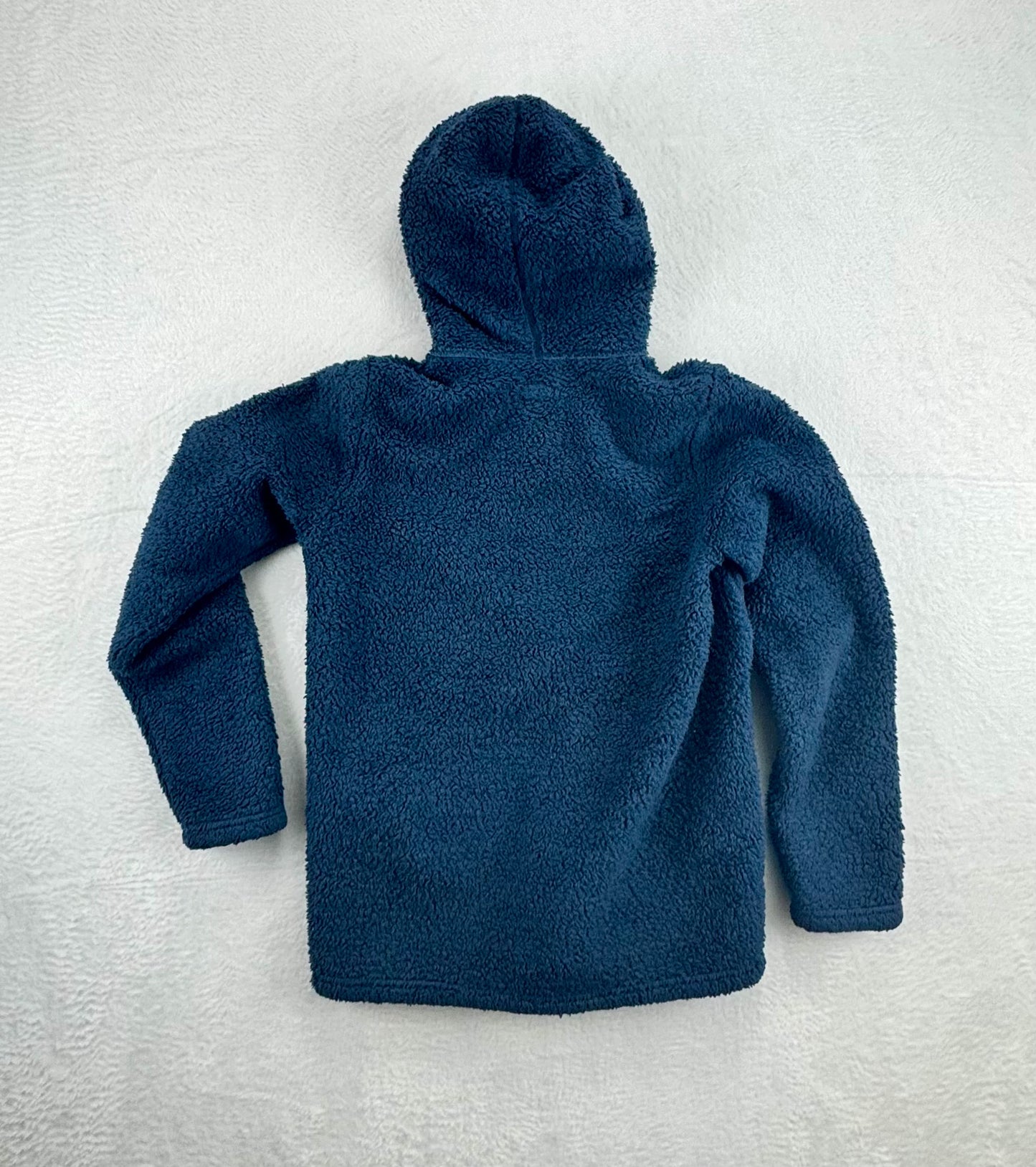 Patagonia Kids' Los Gatos Hooded Fleece Jacket Navy Blue XL (14) Full Zip