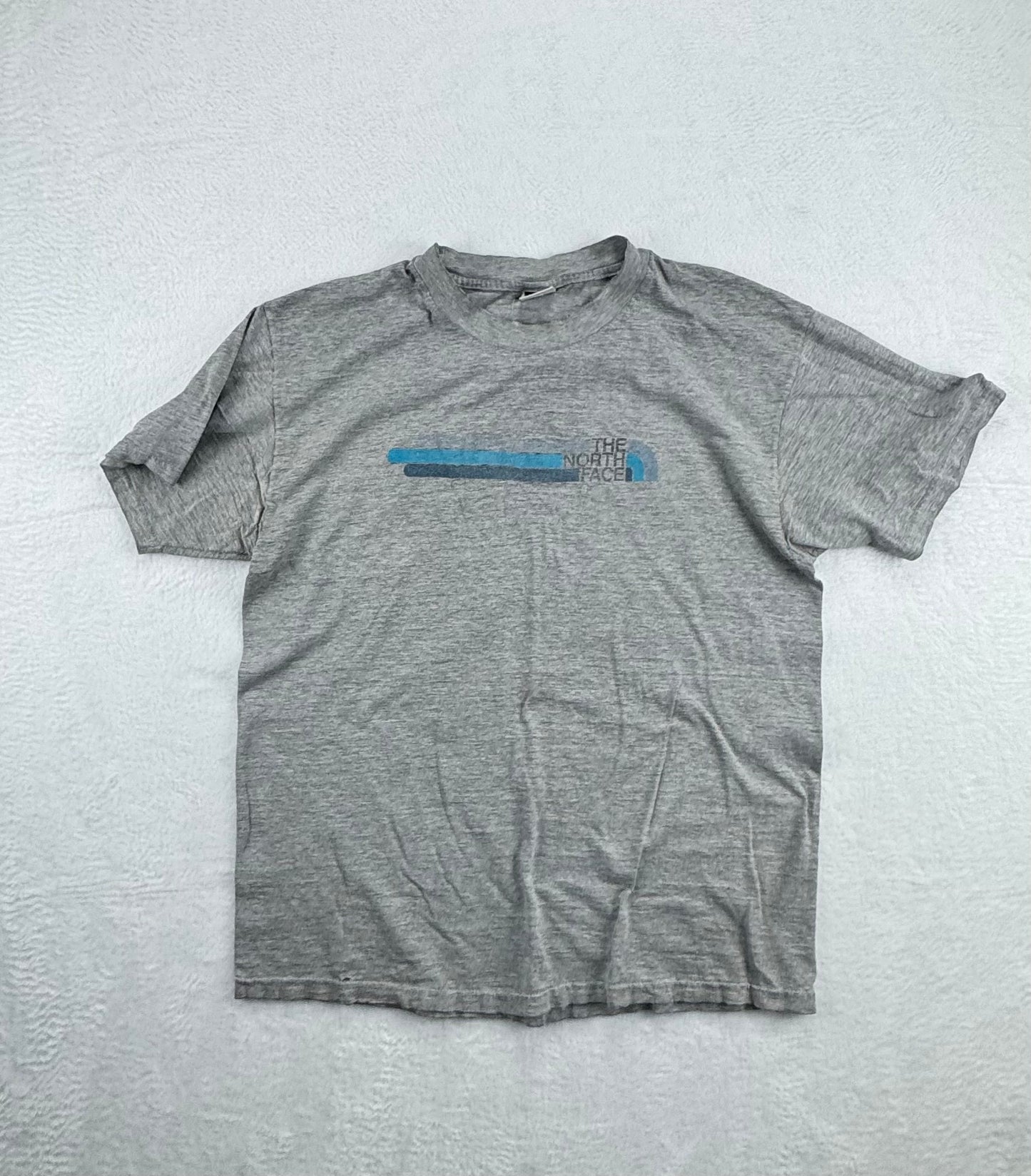 The North Face Vintage Logo Graphic T-Shirt Gray Short Sleeve Men's L