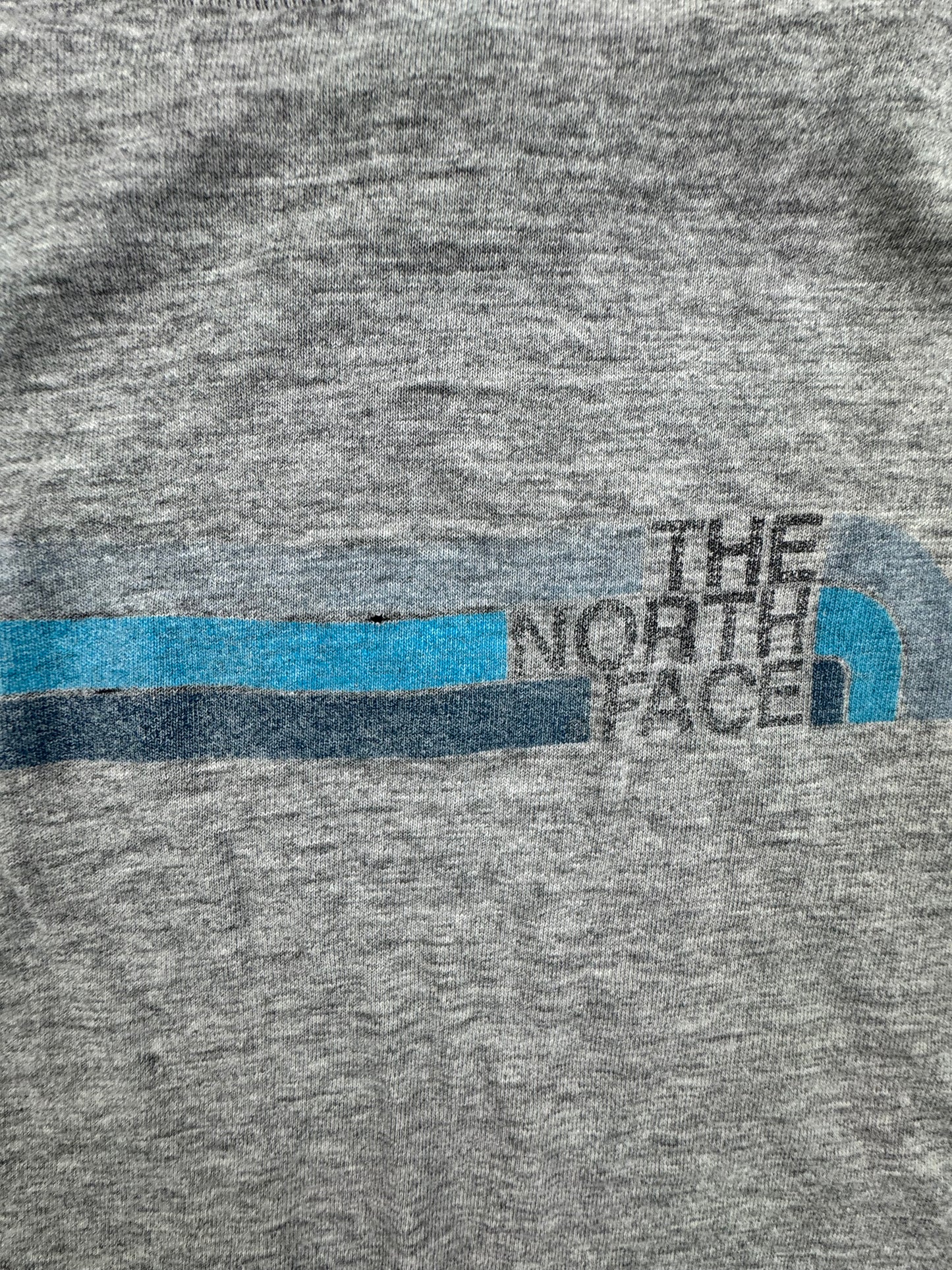 The North Face Vintage Logo Graphic T-Shirt Gray Short Sleeve Men's L