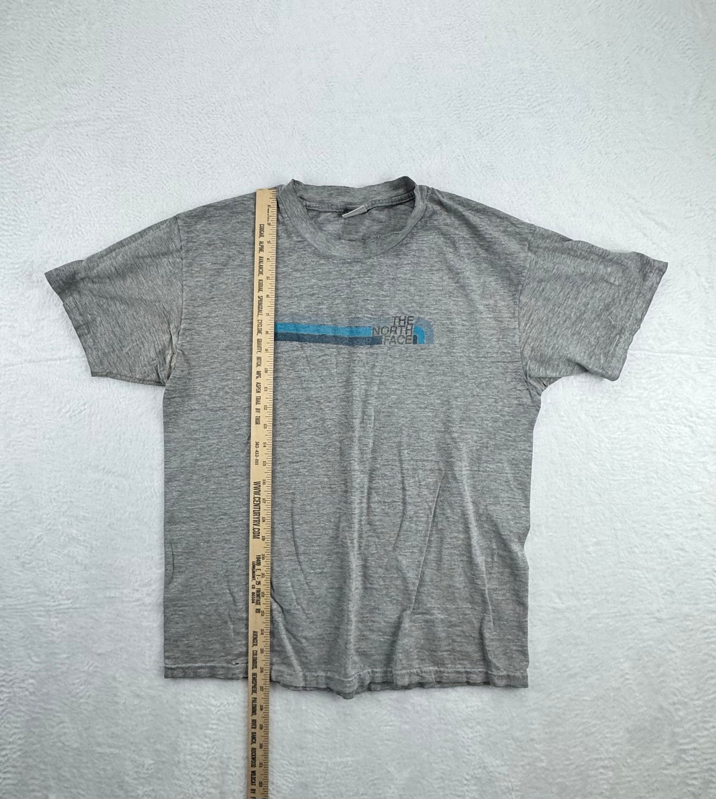 The North Face Vintage Logo Graphic T-Shirt Gray Short Sleeve Men's L