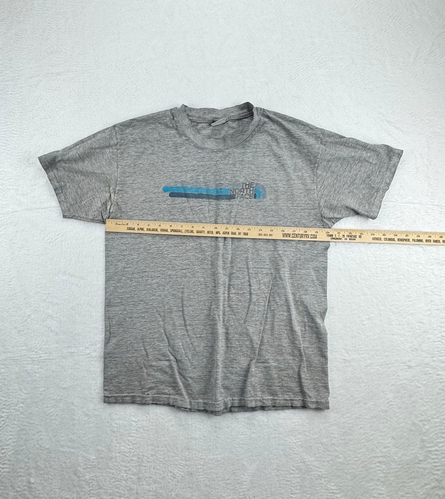 The North Face Vintage Logo Graphic T-Shirt Gray Short Sleeve Men's L