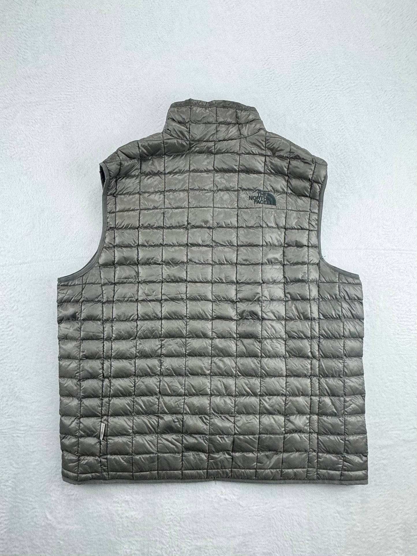 The North Face Men's ThermoBall Insulated Vest Olive Green Full Zip Packable XL