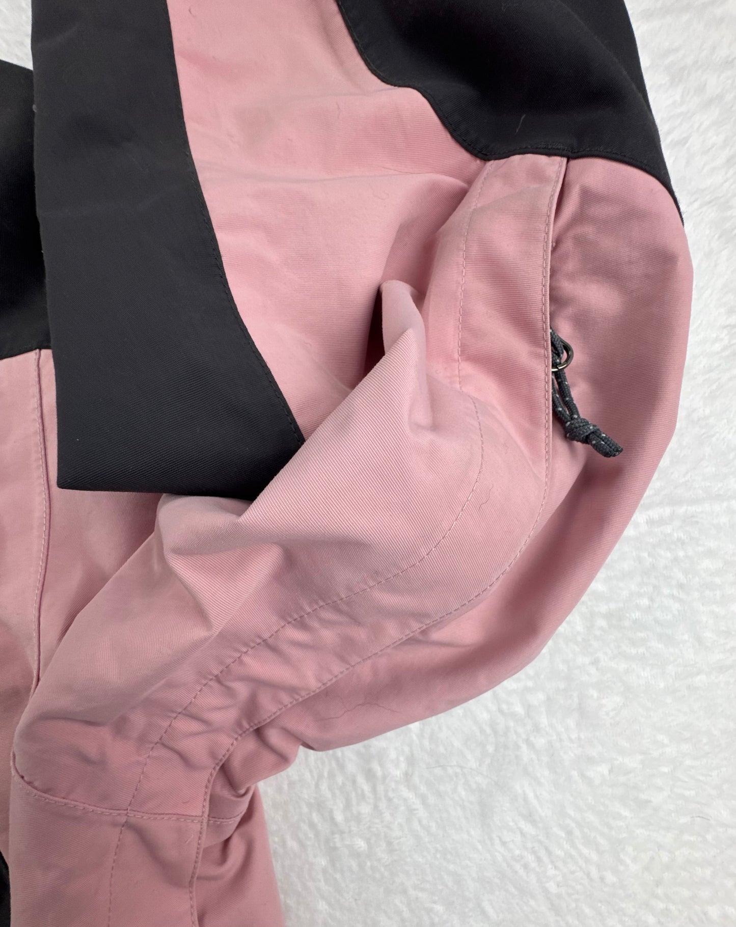The North Face Women's HyVent Hooded Rain Jacket Black / Pink Size Medium