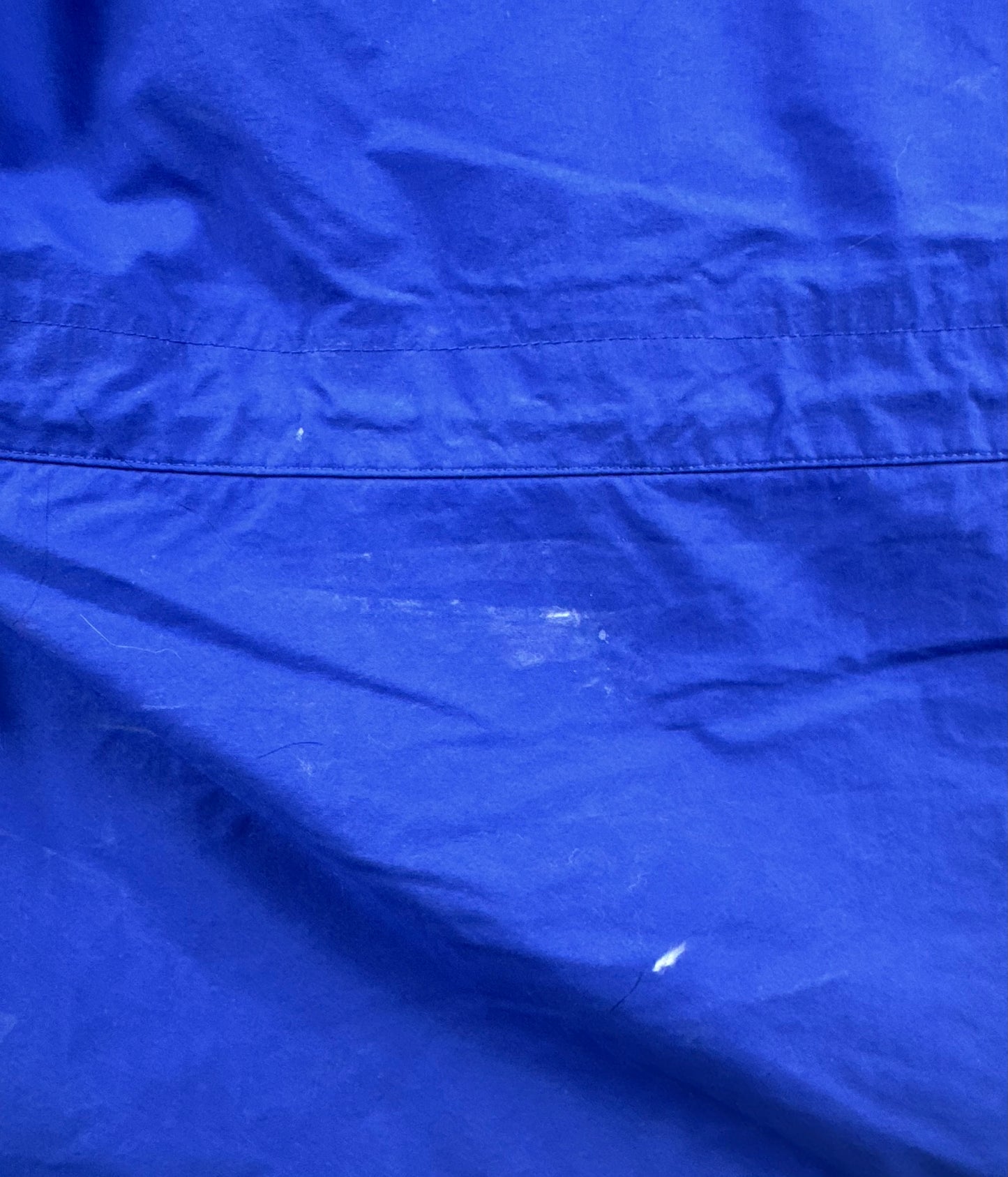 Patagonia Vintage Storm Jacket 83602 Blue Hooded Rain Shell Parka Large