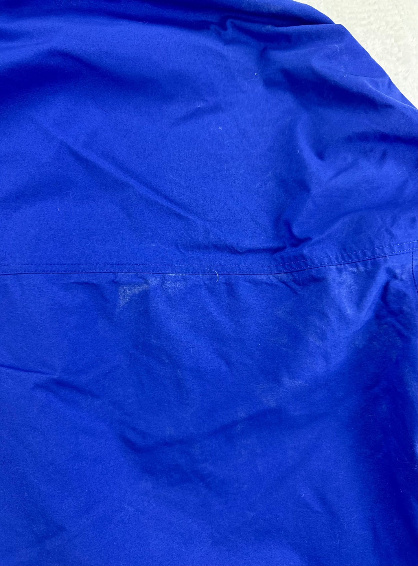 Patagonia Vintage Storm Jacket 83602 Blue Hooded Rain Shell Parka Large