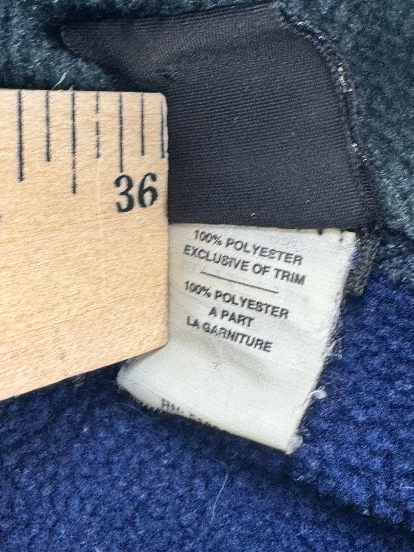 Vintage Patagonia Synchilla Fleece Vest Blue XL Made in Canada Fall 1996