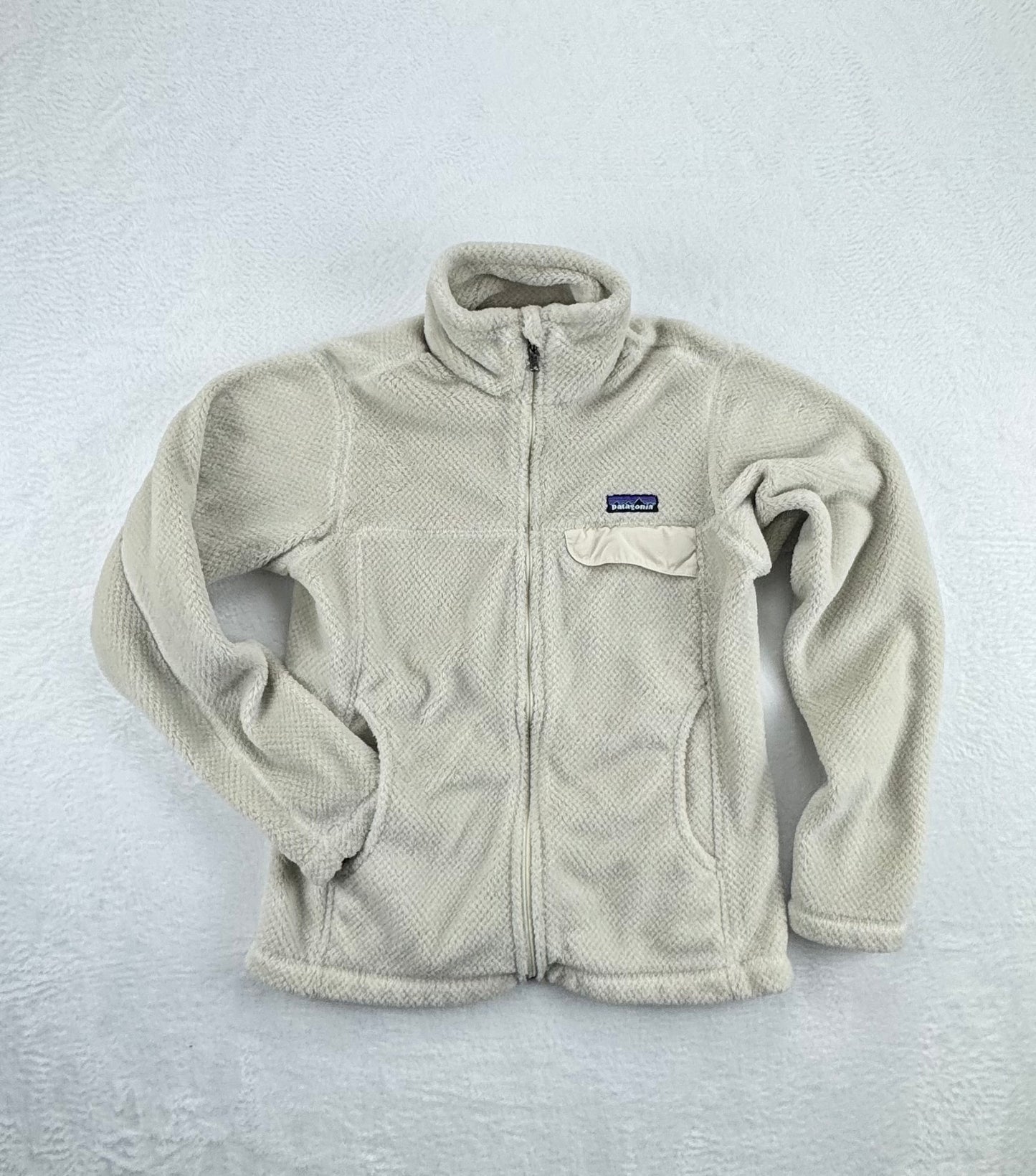Patagonia Women’s Re-Tool Fleece Jacket Natural White Small – Fall 2010