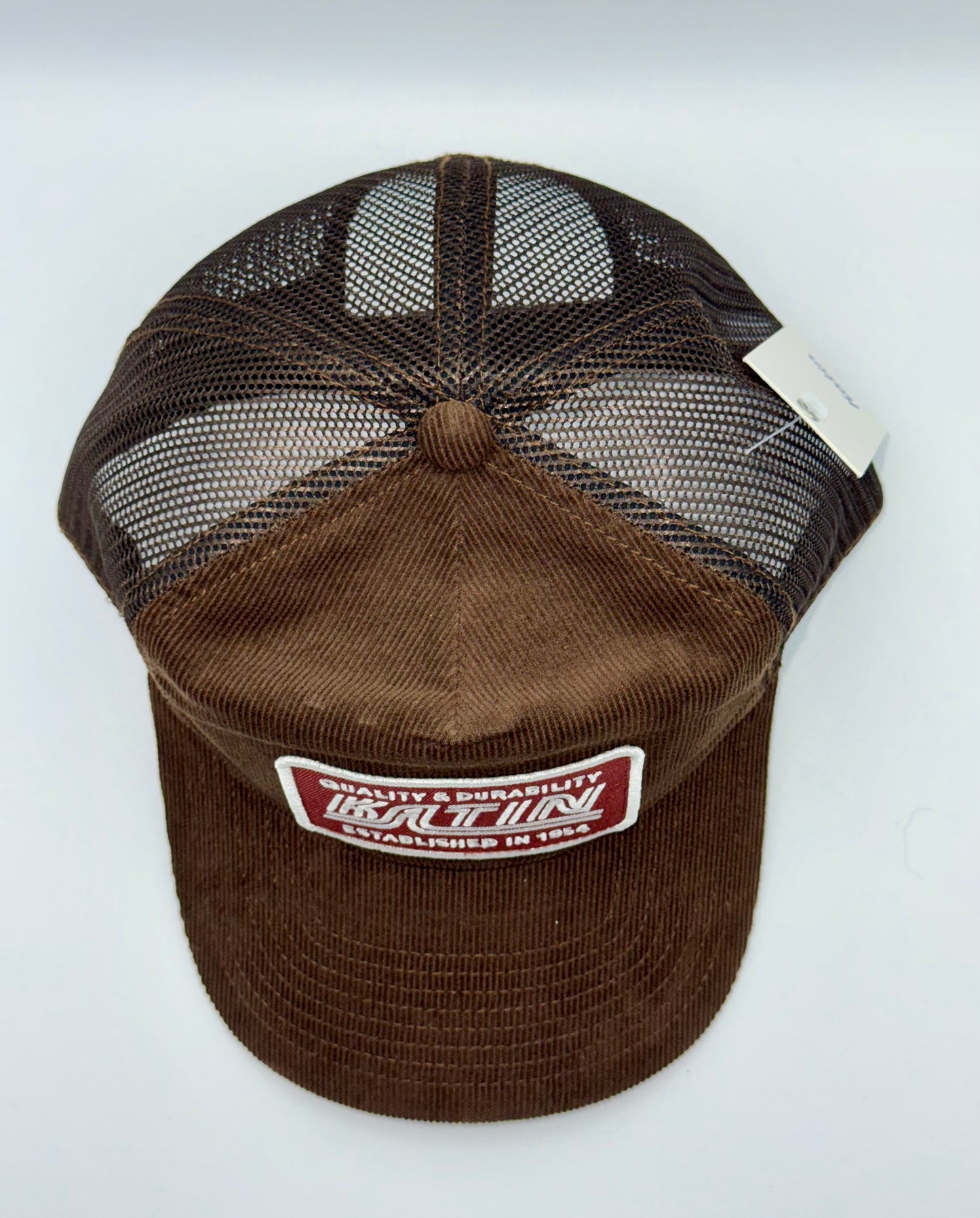 Katin Quality & Durability Corduroy Trucker Hat Brown Snapback NWT