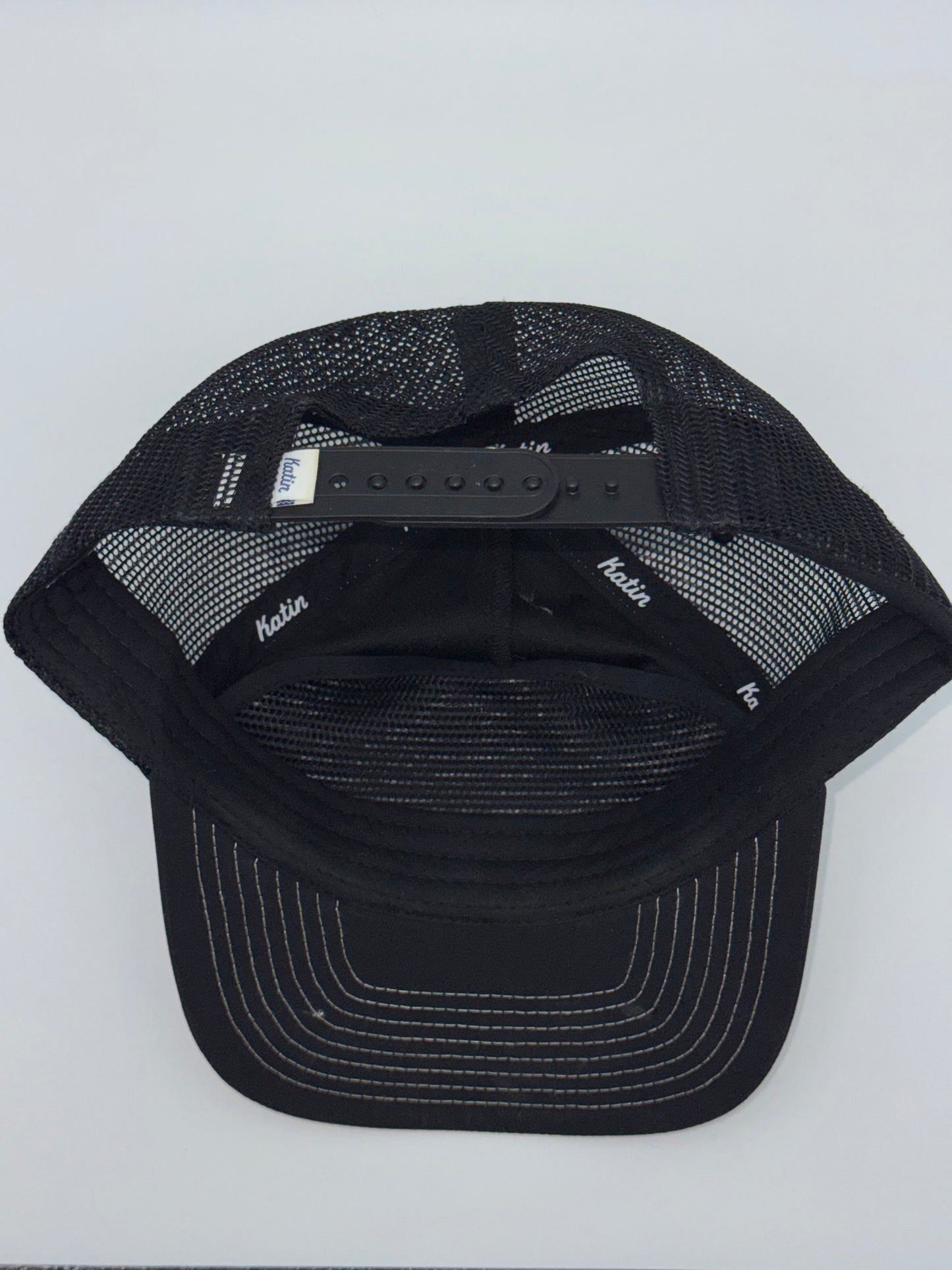 Katin Custom Surf Trunks Heritage Patch Trucker Hat Black Snapback