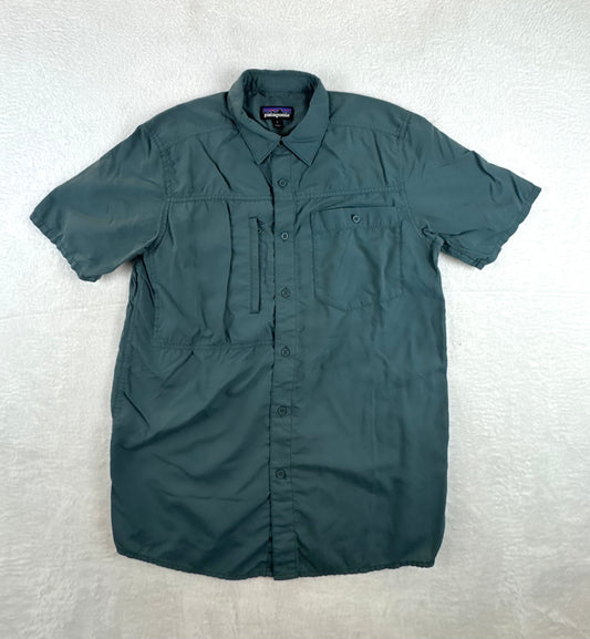 Patagonia Men’s Gallegos Short-Sleeve Fishing Shirt – Green – Small