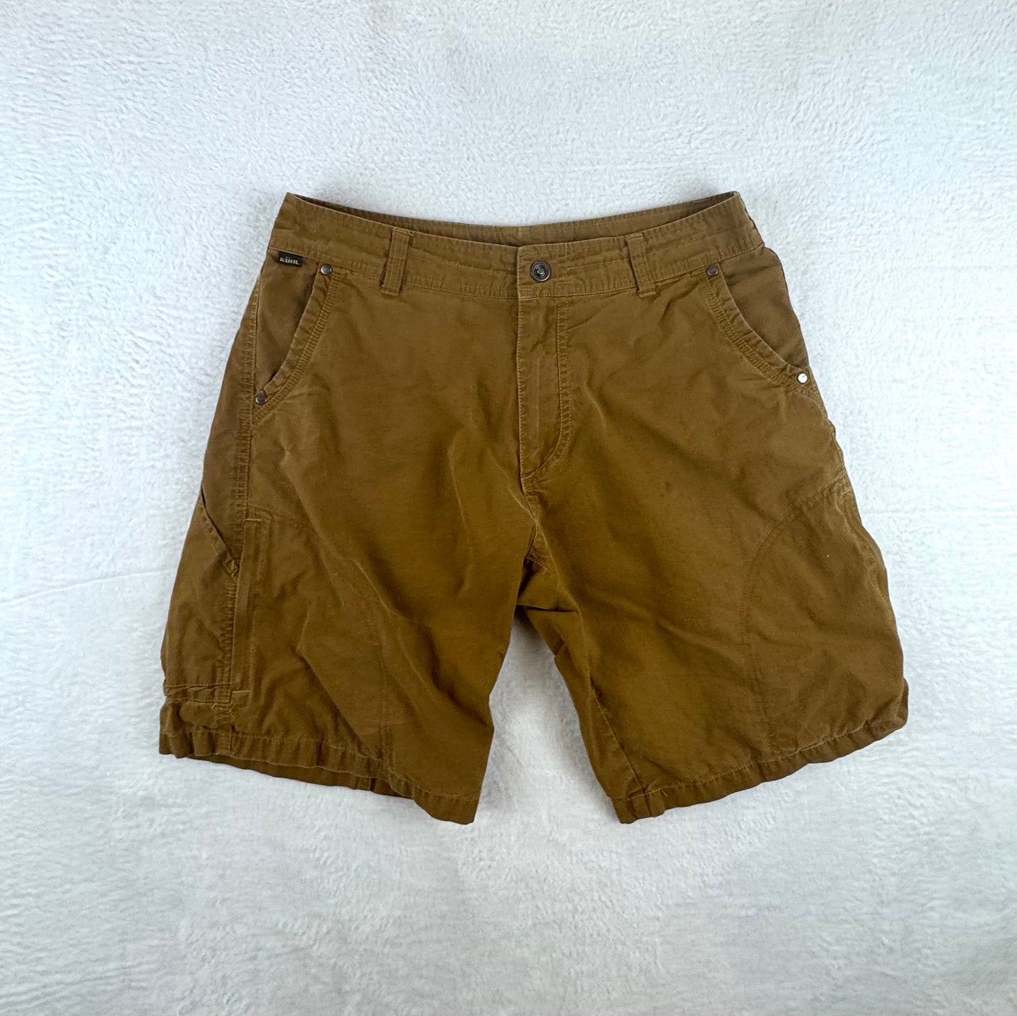 KÜHL Men’s Vintage Patina Dye Outdoor Shorts – Brown – 34