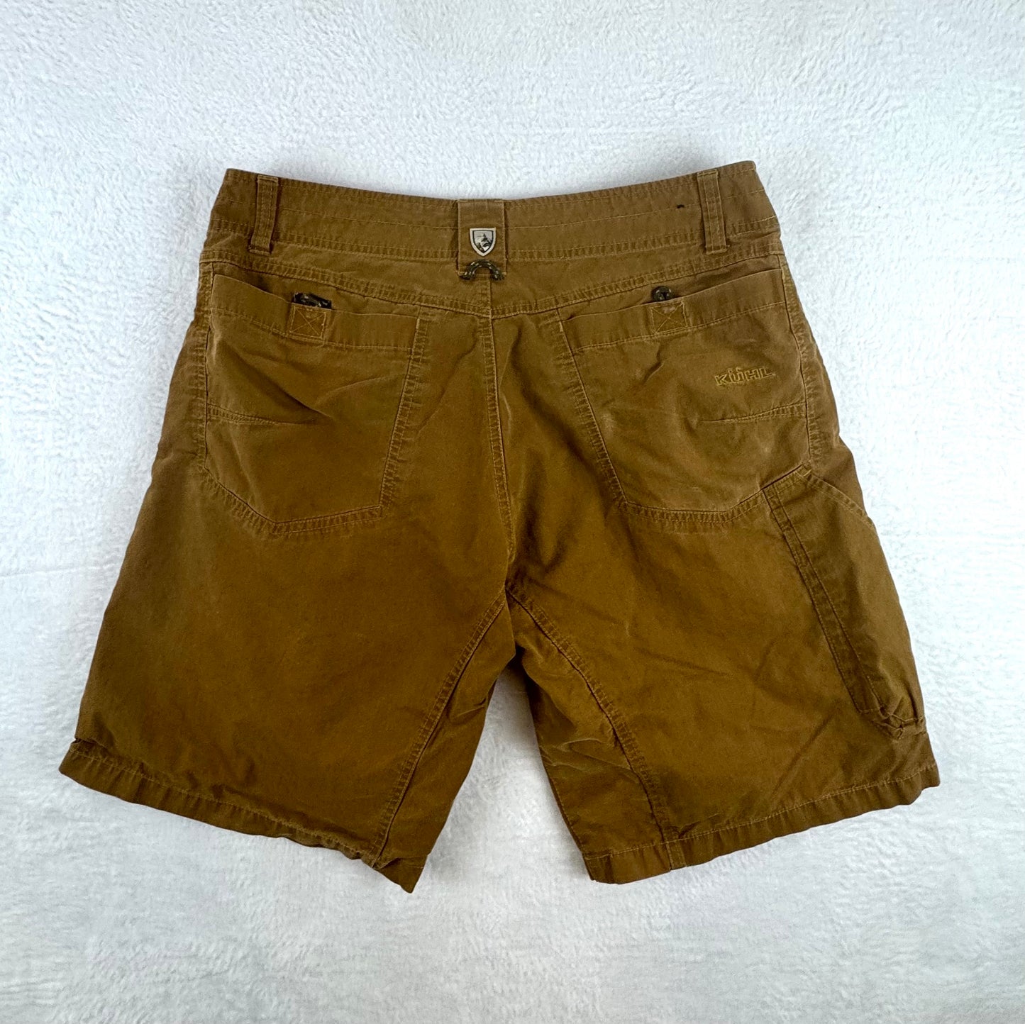 KÜHL Men’s Vintage Patina Dye Outdoor Shorts – Brown – 34